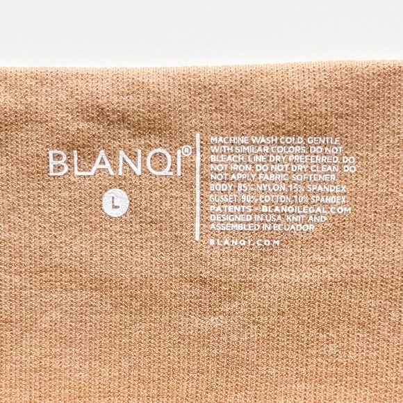 NWT Blanqi Seamless Postpartum Hipster Compression Panty Tan Womens Large - Picture 3 of 4